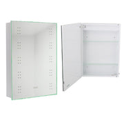 LED Bathroom Mirror Cabinet With Shaver Socket Storage/Demister/Digital Clock