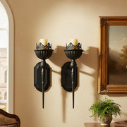 2X Wall Mounted Candle Sconces Wall Candle Holder French Vintage Candlestick