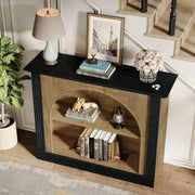 3-Tier Modern Console Table 43.3-Inch Entryway Table with Storage for Hallway