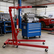 Jack Wheeled Folding Hoist/Shop Crane Steel 2 Ton Hydraulic Engine Stand Lift