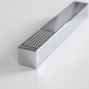 Concealed Thermostatic Shower Mixer Square Chrome Bathroom Twin Head Valve Set