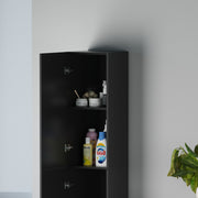 Bathroom Cabinet Cupboard Tall Free Standing Tallboy Storage Furniture 1900mm