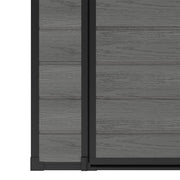 4.4x3.4FT Plastic Garden Shed All-Weather Tool Storage House with Window & Vents