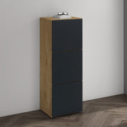 Shoe Storage Cabinet Wooden Shoe Rack Space-saving 3 Units 6 Tiers Many Colors