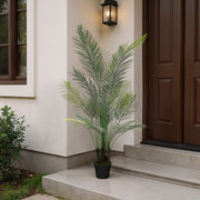 2ft-6FT Large Artificial Palm Tree Indoor Outdoor Potted Plant Home Office Decor
