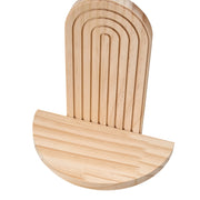 2pcs Wooden Wall Shelf Floating Shelf Home Decor