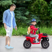 6V Kids Electric Ride On ATV 4 Wheeler Quad Car with Tread Tires