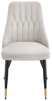 4 Velvet Dining Chairs Gold Tip Legs Beige Grey Blue Black velvet luxury