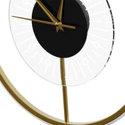 Dimmable LED Wall Lights 3 Colors Round Clock Wall Lamp Bedroom Living Room Lamp