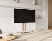 FITUEYES Zen Series TV SALE! Floor Stand 55-88 Inch Height Adjustable Beech Wood