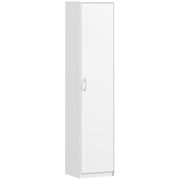 180cm Tall Kitchen Cupboard, Freestanding 5-Tier Pantry Storage Cabinet, White