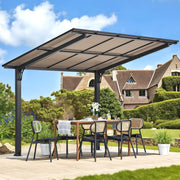 Metal Freestanding Hardtop Gazebo Aluminium Outdoor Pergola Waterproof for Patio