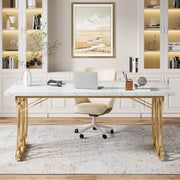 Tribesigns Executive Desk, Modern Large Office Computer Desk Conference Table