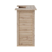 Garden Cocktail Bar Rustic Pine Wooden Home Bar Table Pub Counter Reception Desk