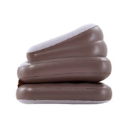 Inflatable Couch Sofa Bed, Flocked Air Mattress Bed with Armrest, Double Size