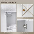 Bathroom Cabinet Cupboard Tall Free Standing Tallboy Storage Furniture 1700mm