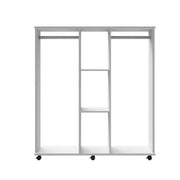 Open Wardrobe Clothes Rack Storage Organizer Freestanding Garment Rack Bedroom