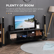 Floating TV Unit Stand, Wall Mount Media Console with Storage Cabinet