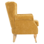 Accent Chair Upholstered Chenille Wingback Armchair Single Sofa Lounge with Stud