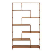Large Wooden Bookcase Room Divider Tall Bookshelf Storage Display Shelving Unit