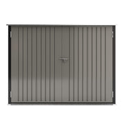 Outdoor Garden Storage Shed Bike Metal Pent Tool Shed House Bin Park 2-4 Bicycle