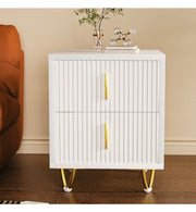 Bedside Table 2/3 Drawers Cabinet Bedroom Furniture Storage Nightstand Shelf