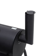 Large Charcoal Barrel BBQ Grill Garden Barbecue Patio Smoker Portable Wheels