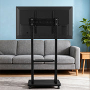 Mobile Floor Standing TV Trolley Cart Mount Bracket TV Stand for 32-75 Inch TVs