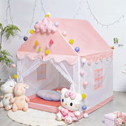 Childrens Kids Pop Up Play Tent Girls Playhouse Indoor Outdoor Princess Castle