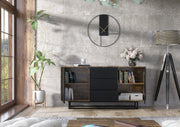 Loft Retro Industrial Modern Sideboard Vintage TV Unit Cabinet TV Stand