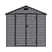 8x4 6x4 8x6 Large Plastic Shed Outdoor Garden Tools Storage House w/ Door&Window