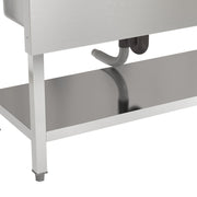 Commercial Sink Kitchen Stainless Steel Single Bowl Catering Hand Wash & Shelf