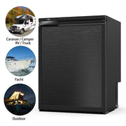 DC 240V 12V 24V CAMPERVAN FRIDGE FREEZER 65L COMPRESSOR MOTORHOME BOAT