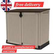 Large Keter Store Garden Lockable Storage Box XL Shed Outside Bike Bin Tools