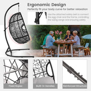 Egg Swing Chair Ultraviolet-Resistant Seat Cushion Hanging Basket