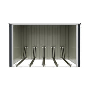 Outdoor Lockable Bicycle Shed Bike Storage Tools Box Garden 4 3 Bicycles Parking