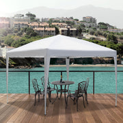 3 x 3m Garden Pop Up Gazebo Marquee Party Tent Wedding Canopy White