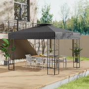 Aluminium Pergola Outdoor Garden Gazebos Summer Gazebo Large Canopy Patio Awning