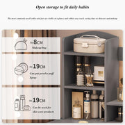 Dressing Table With LED Lights Vanity Makeup Desk Wooden Bedroom Furniture Desk
