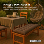 Hanging Egg Chair Cushion for Garden, Outdoor Swing Chair Seat Pad Cushion Round