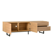 Modern TV Cabinet TV stand 2 Doors 2 Drawers Living Room Furniture 180x38x51.5cm