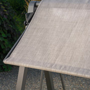 SunVilla Pine Knoll 2 Seat Garden Patio Swing Chair Canopy Aluminium Beige