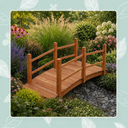 Pond bridge Garden Walkway Weatherproof Easy Assembly Pond Overpass Easy Setup