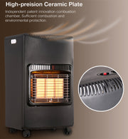 4.2kw Portable Gas Cabinet Heater Home Office Calor Butane With Hose & Regulator