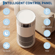 Air Purifier WiFi H13 HEPA Filter Carbon Negative Ions Air Qualit Monitor Aroma
