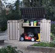 Large Keter Store Garden Lockable Storage Box XL Shed Outside Bike Bin Tools