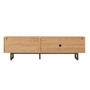 Modern TV Cabinet TV stand 2 Doors 2 Drawers Living Room Furniture 180x38x51.5cm