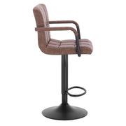 WOLTU 2X Bar Stools Chairs Breakfast Stools Kitchen PU Leather Adjustable Swivel