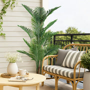 6FT Artificial Palm Tree IndoorTall Faux Tree Lifelike Leaves Tropical Areca