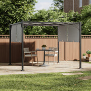 Outdoor Pergola Garden Awning Gazebo Canopy Party Barbecue Shelter Furniture